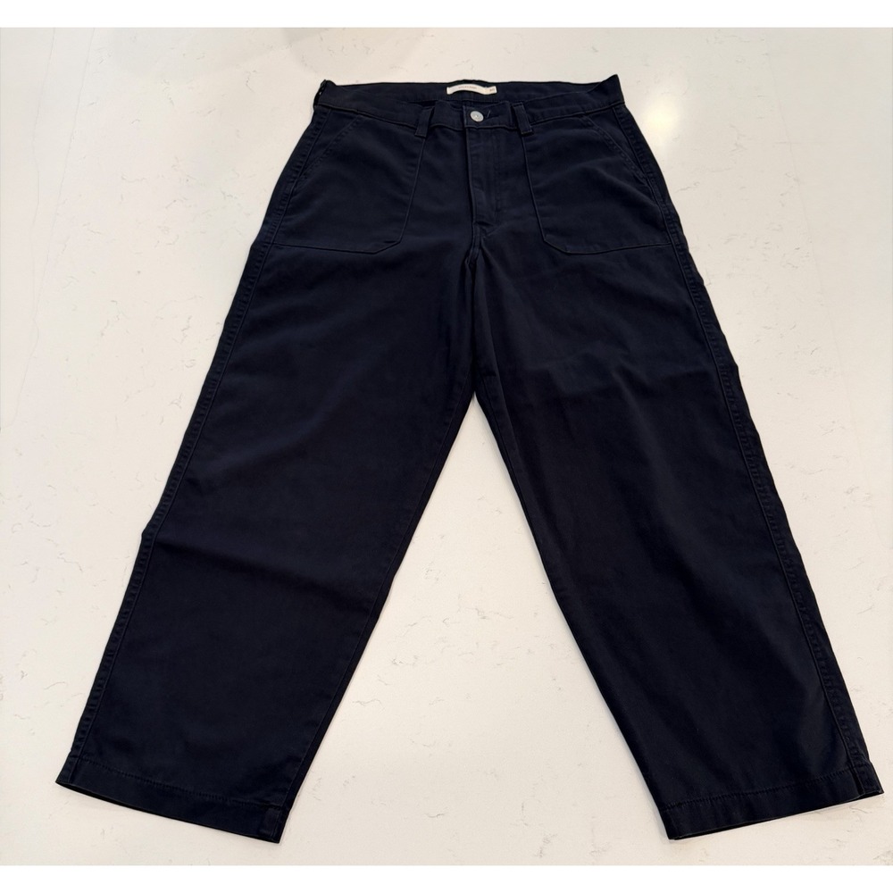 Levi's Jeans Women's Black  High Rise Straight Leg SZ 30 Utility Pants A75430000